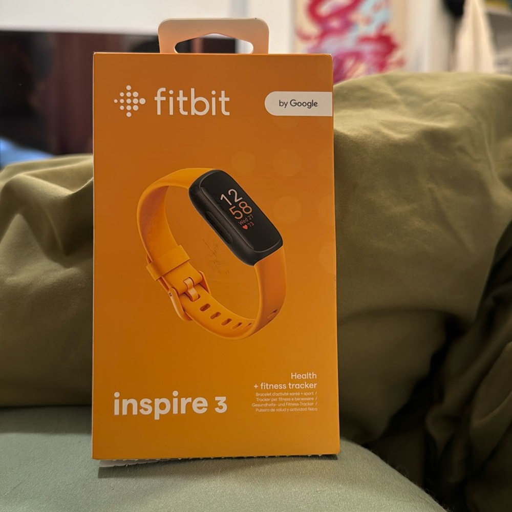 Yellow Fitbit Inspire 3